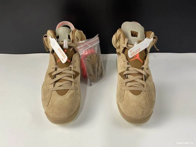 Travis 6 Jordan Scott Retro Air DH0690-200 British Khaki 0714